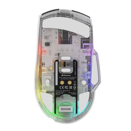 Εικόνα της Ποντίκι Sharkoon Skiller SGM50W Wireless RGB White