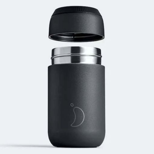Εικόνα της Ποτήρι Θερμός Chilly's Series 2 Coffee Cup Abyss Black 340ml 22120