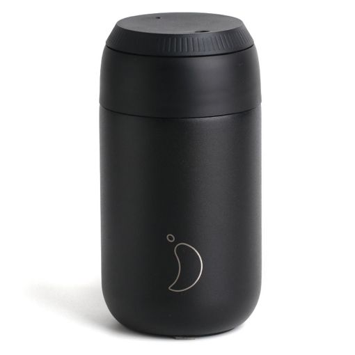 Εικόνα της Ποτήρι Θερμός Chilly's Series 2 Coffee Cup Abyss Black 340ml 22120