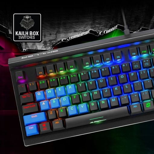 Εικόνα της Πληκτρολόγιο Sharkoon Skiller SGK60 Kailh Box Red Switches RGB US