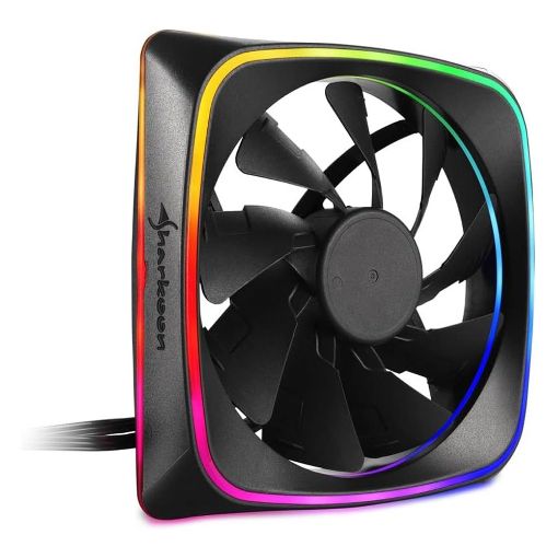 Εικόνα της Case Fan Sharkoon Shark Lights 120mm RGB 3-Pin Black
