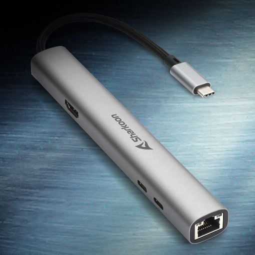 Εικόνα της USB Hub Sharkoon OfficePal USB Type-C 6-in-1 Combo Adapter
