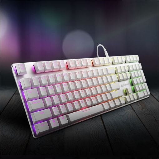 Εικόνα της Πληκτρολόγιο Sharkoon PureWriter Kailh Red Switches RGB US Λευκό