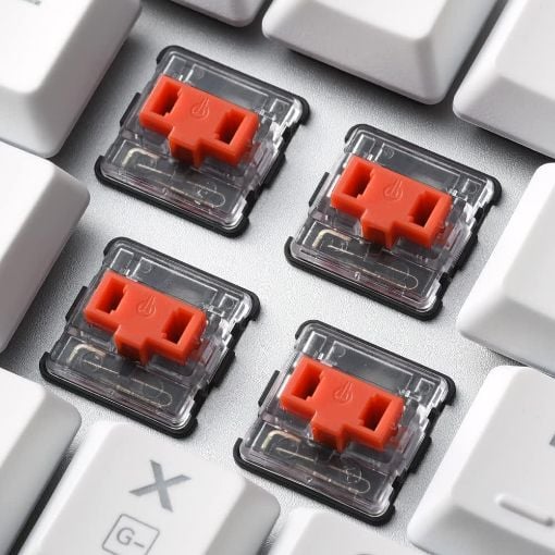 Εικόνα της Πληκτρολόγιο Sharkoon PureWriter Kailh Red Switches RGB US Λευκό