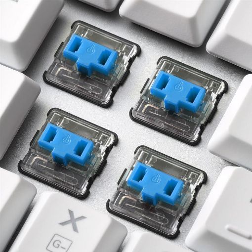 Εικόνα της Πληκτρολόγιο Sharkoon PureWriter Kailh Blue Switches RGB US Λευκό