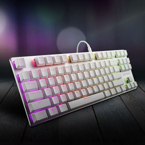 Εικόνα της Πληκτρολόγιο Sharkoon PureWriter TKL Kailh Red Switches RGB US White