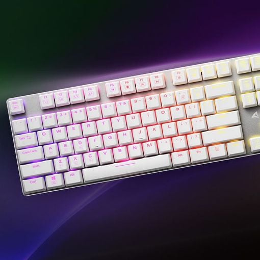 Εικόνα της Πληκτρολόγιο Sharkoon PureWriter TKL Kailh Blue Switches RGB US White