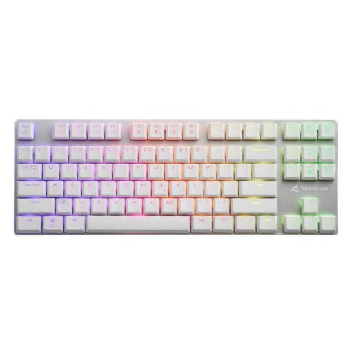 Εικόνα της Πληκτρολόγιο Sharkoon PureWriter TKL Kailh Blue Switches RGB US White