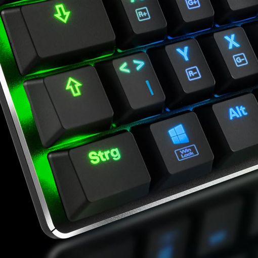 Εικόνα της Πληκτρολόγιο Sharkoon PureWriter TKL Kailh Blue Switches RGB US Black