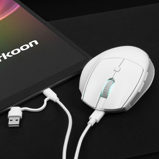 Εικόνα της Ποντίκι Sharkoon OfficePal M25W White