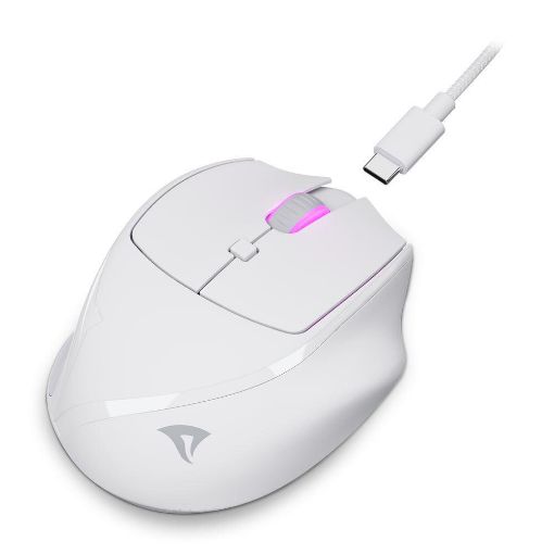 Εικόνα της Ποντίκι Sharkoon OfficePal M25W White