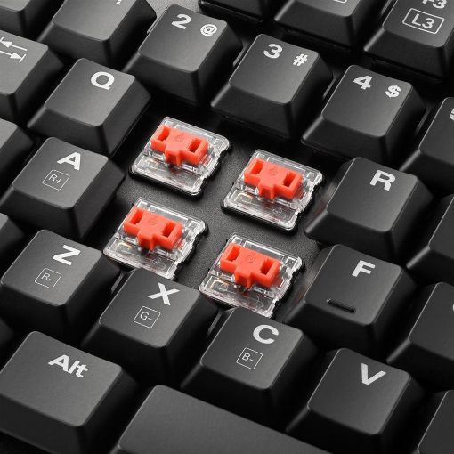 Εικόνα της Πληκτρολόγιο Sharkoon PureWriter TKL Kailh Red Switches RGB US Black