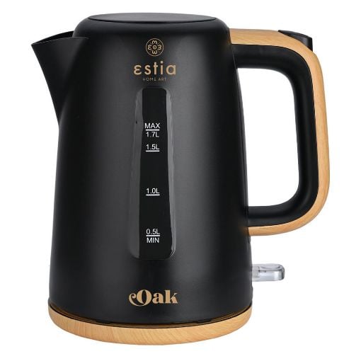 Εικόνα της Βραστήρας Estia Oak Πλαστικός 2200w Μαύρος 1.7lt 06-24659
