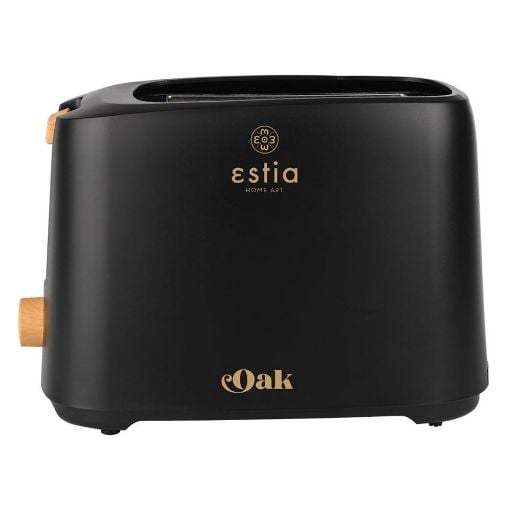 Εικόνα της Φρυγανιέρα Estia Oak 2 Θέσεων 700w ΜΕ 7 Επίπεδα Ψησίματος Μαύρη 06-24666