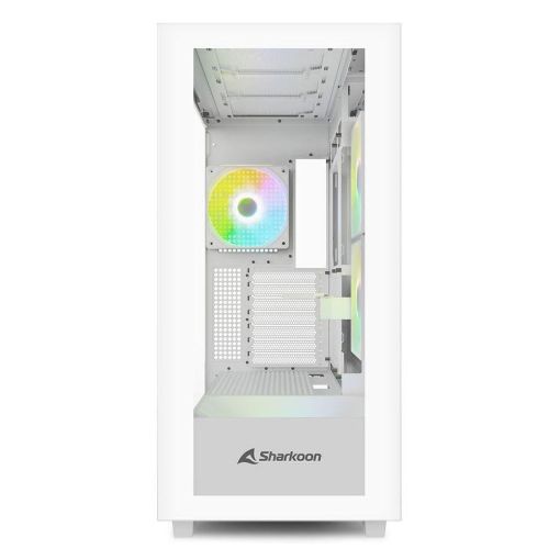 Εικόνα της Sharkoon Rebel C60 RGB Tempered Glass White