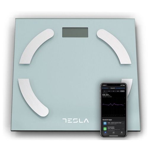 Εικόνα της Ζυγαριά Σώματος Tesla BS301WX Smart Transparent/Silver