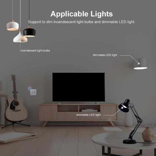 Εικόνα της Smart Dimmer Switch Sonoff D1 Wi-Fi & RF Black/White M0802010005