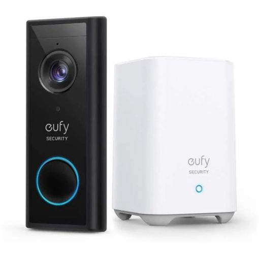 Εικόνα της Ασύρματο Κουδούνι Anker Eufy Battery Doorbell 2Κ & Homebase Kit E82101W4