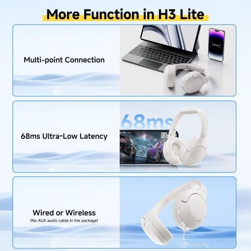 Εικόνα της Headset QCY H3 Lite Bluetooth White