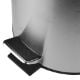Εικόνα της Καλαθάκι Μπάνιου Estia Classic Μεταλλικό Soft Close 5lt Matte Inox 02-0059