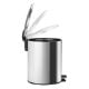 Εικόνα της Καλαθάκι Μπάνιου Estia Classic Μεταλλικό Soft Close 5lt Matte Inox 02-0059