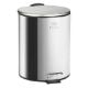 Εικόνα της Καλαθάκι Μπάνιου Estia Classic Μεταλλικό Soft Close 5lt Matte Inox 02-0059