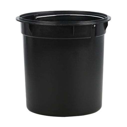 Εικόνα της Καλαθάκι Μπάνιου Estia Classic Μεταλλικό Soft Close 5lt Matte Black 02-3791