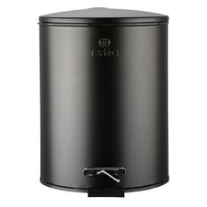 Εικόνα της Καλαθάκι Μπάνιου Estia Classic Μεταλλικό Soft Close 5lt Matte Black 02-3791