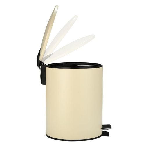 Εικόνα της Καλαθάκι Μπάνιου Estia Classic Μεταλλικό Soft Close 5lt Matte Beige 02-3784