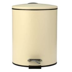Εικόνα της Καλαθάκι Μπάνιου Estia Classic Μεταλλικό Soft Close 5lt Matte Beige 02-3784