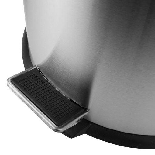 Εικόνα της Καλαθάκι Μπάνιου Estia Classic Μεταλλικό Soft Close 12lt Inox 02-0066