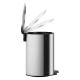 Εικόνα της Καλαθάκι Μπάνιου Estia Classic Μεταλλικό Soft Close 12lt Inox 02-0066