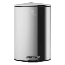 Εικόνα της Καλαθάκι Μπάνιου Estia Classic Μεταλλικό Soft Close 12lt Inox 02-0066