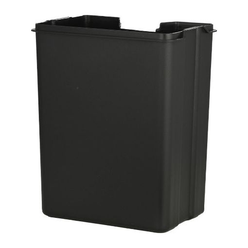 Εικόνα της Καλαθάκι Μπάνιου Estia Cubic Μεταλλικό Soft Close 6lt Inox 02-20934