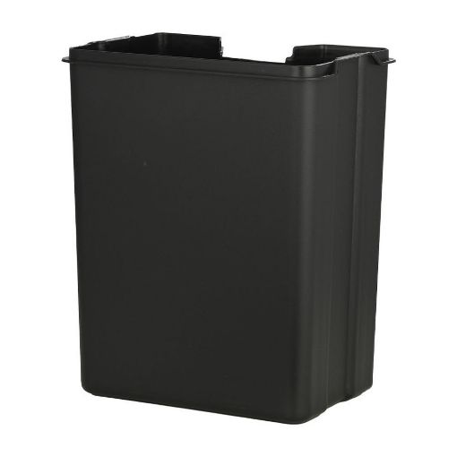 Εικόνα της Καλαθάκι Μπάνιου Estia Cubic Μεταλλικό Soft Close 6lt Grey 02-20965