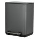 Εικόνα της Καλαθάκι Μπάνιου Estia Cubic Μεταλλικό Soft Close 6lt Grey 02-20965