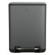 Εικόνα της Καλαθάκι Μπάνιου Estia Cubic Μεταλλικό Soft Close 6lt Grey 02-20965