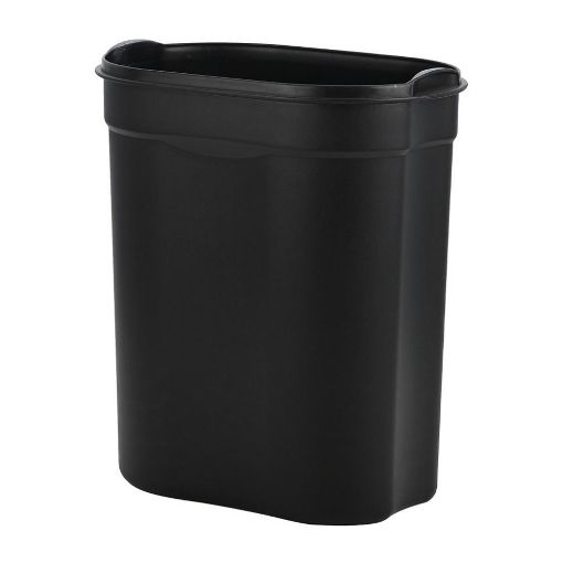 Εικόνα της Καλαθάκι Μπάνιου Estia Ovoid Μεταλλικό Soft Close 6lt Grey 02-21443