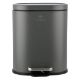 Εικόνα της Καλαθάκι Μπάνιου Estia Ovoid Μεταλλικό Soft Close 6lt Grey 02-21443