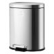 Εικόνα της Καλαθάκι Μπάνιου Estia Ovoid Μεταλλικό Soft Close 6lt Inox 02-21412
