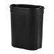 Εικόνα της Καλαθάκι Μπάνιου Estia Ovoid Μεταλλικό Soft Close 6lt Black 02-21436