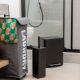 Εικόνα της Καλαθάκι Μπάνιου Estia Cubic Soft Close 6lt Μαύρο 02-20941