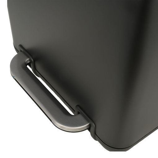 Εικόνα της Καλαθάκι Μπάνιου Estia Cubic Soft Close 6lt Μαύρο 02-20941