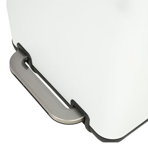 Εικόνα της Καλαθάκι Μπάνιου Estia Cubic Soft Close 6lt Λευκό 02-20958