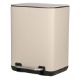 Εικόνα της Καλαθάκι Μπάνιου Estia Cubic Soft Close 6lt Taupe 02-20972