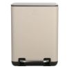 Εικόνα της Καλαθάκι Μπάνιου Estia Cubic Soft Close 6lt Taupe 02-20972