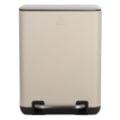 Εικόνα της Καλαθάκι Μπάνιου Estia Cubic Soft Close 6lt Taupe 02-20972