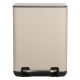 Εικόνα της Καλαθάκι Μπάνιου Estia Cubic Soft Close 6lt Taupe 02-20972