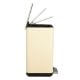 Εικόνα της Καλαθάκι Μπάνιου Estia Cubic Soft Close 6lt Ivory 02-20989