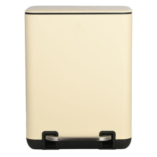 Εικόνα της Καλαθάκι Μπάνιου Estia Cubic Soft Close 6lt Ivory 02-20989